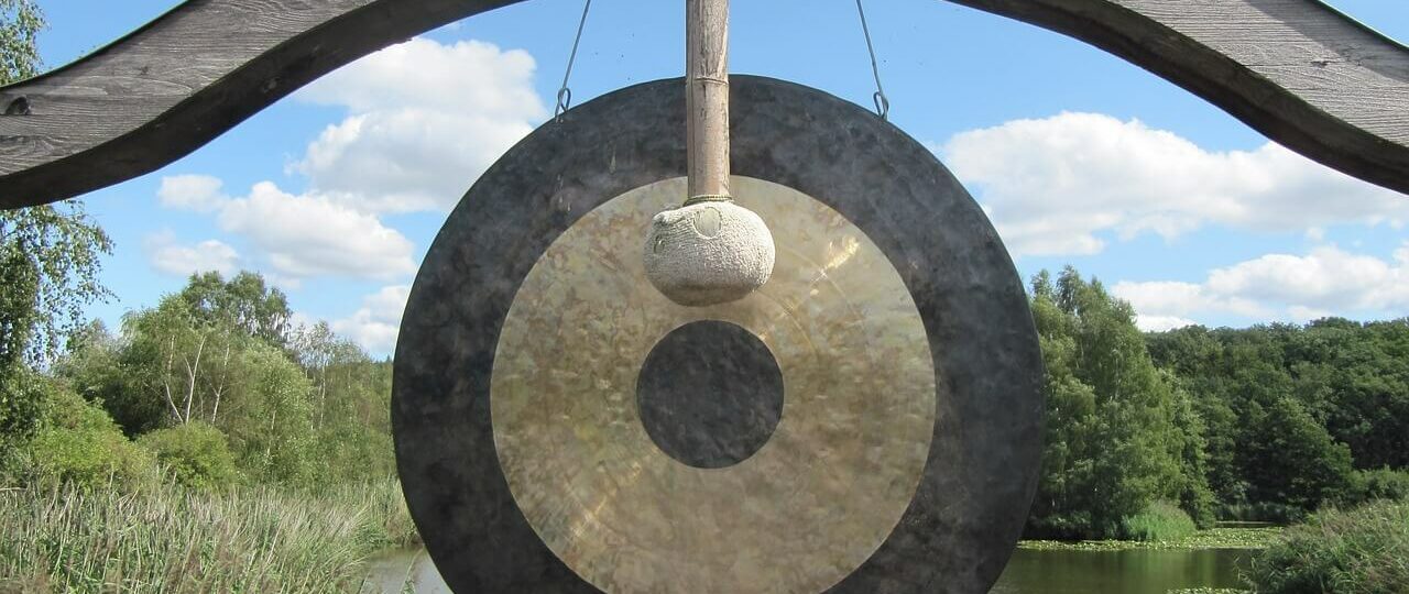 Musikinstrument-Gong